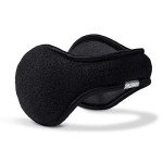 180s Fleece Earmuffs – Black, Behind-the-Head Design