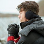 180s Fleece Earmuffs – Black, Behind-the-Head Design