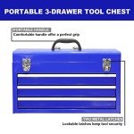 BIG RED 20" Portable Steel Tool Box with Drawers
