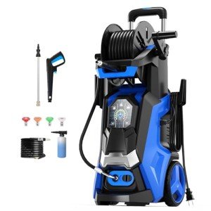 5000 PSI Electric Pressure Washer with Foam Cannon