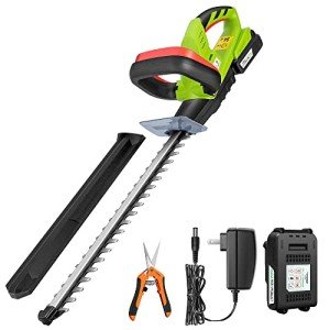 VIVOSUN 20" Cordless Hedge Trimmer with Battery