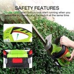 VIVOSUN 20" Cordless Hedge Trimmer with Battery