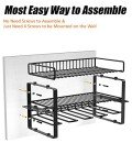WellMall Wall-Mounted Power Tool Organizer Rack