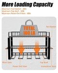 WellMall Wall-Mounted Power Tool Organizer Rack