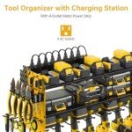 JUNNUJ Power Tool Organizer with Charging Station