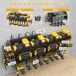 JUNNUJ Power Tool Organizer with Charging Station