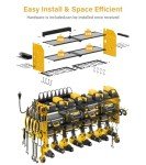 JUNNUJ Power Tool Organizer with Charging Station