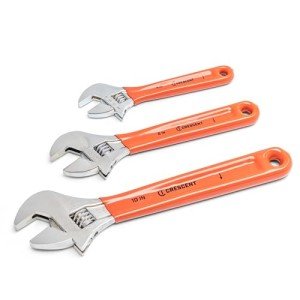 Crescent 3-Piece Cushion Grip Adjustable Wrench Set