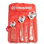 Crescent 3-Piece Cushion Grip Adjustable Wrench Set