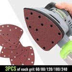 WORKPRO Compact Electric Detail Sander with Dust Collector