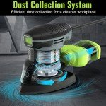 WORKPRO Compact Electric Detail Sander with Dust Collector
