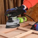 WORKPRO Compact Electric Detail Sander with Dust Collector