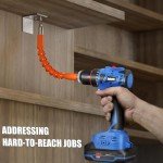 Vniissok 18V Cordless Drill Set with Accessories
