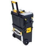 Stackable Rolling Toolbox with Drawers - Black