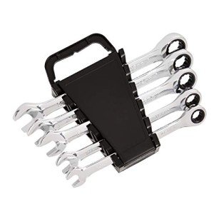 5-Piece Metric Ratcheting Wrench Set