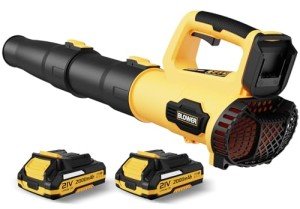LEAPUL Cordless Leaf Blower with Batteries and Charger