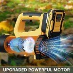 LEAPUL Cordless Leaf Blower with Batteries and Charger