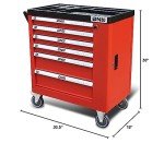 Heavy Duty 6-Drawer Rolling Tool Cart Cabinet