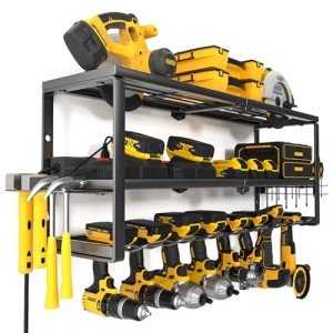 YYR Heavy Duty Power Tool Organizer with Charger