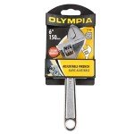 Olympia Tools 6" Heavy-Duty Adjustable Wrench