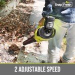 SnapFresh 20V Cordless Leaf Blower with Battery