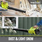 SnapFresh 20V Cordless Leaf Blower with Battery