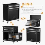 Rolling Tool Chest on Wheels with 8 Drawers