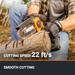 Worx 20V Cordless Mini Chainsaw with Battery