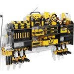 Xankzi Wall-Mounted Power Tool Organizer with Charger