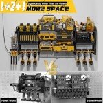 Xankzi Wall-Mounted Power Tool Organizer with Charger