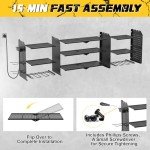 Xankzi Wall-Mounted Power Tool Organizer with Charger