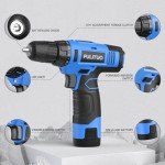 PULITUO 12V Cordless Drill Set with Battery