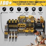 Xankzi Wall-Mounted Power Tool Organizer with Charger