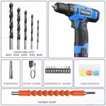 PULITUO 12V Cordless Drill Set with Battery