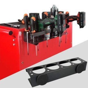 Power Tool Organizer with Magnetic Mount & Drill Holders