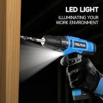 PULITUO 12V Cordless Drill Set with Battery
