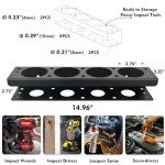 Power Tool Organizer with Magnetic Mount & Drill Holders