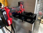 Power Tool Organizer with Magnetic Mount & Drill Holders