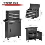 5-Drawer Rolling Tool Chest and Storage Cabinet