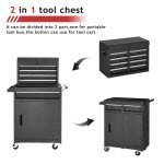 5-Drawer Rolling Tool Chest and Storage Cabinet