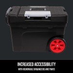CRAFTSMAN 15.2 Inch Rolling Tool Box with Trays