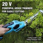 DURATECH 20V Cordless Grass & Hedge Trimmer