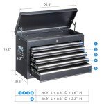 Winado 24" Portable Tool Box with 5 Drawers
