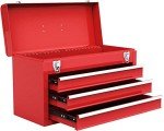 Giantex 20.5'' Portable Steel Tool Box with Drawers