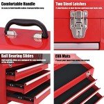 Giantex 20.5'' Portable Steel Tool Box with Drawers