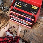 Giantex 20.5'' Portable Steel Tool Box with Drawers