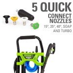 Greenworks 2300 PSI Electric Pressure Washer with Accessories