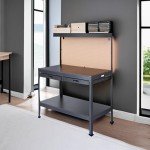 Olympia Tools Black Multipurpose Workbench with Outlets