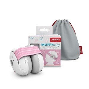Baby Noise-Canceling Ear Protection - Pink