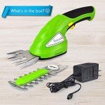 SereneLife Cordless Electric Hedge Trimmer and Shears